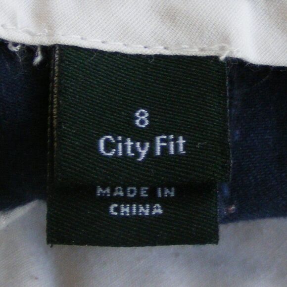 J.Crew Factory Shorts, 8, Chino, Blue, Anchors, Pockets, Zipper - Picture 11 of 13